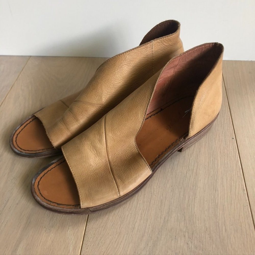 Free People Mont Blanc Open Toe Flat Sandal